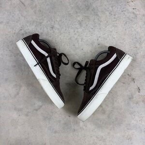 Chocolate Brown Old Skool Vans sneakers unisex